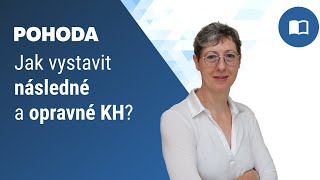 Jak v programu POHODA vystavit následné a opravné kontrolní hlášení [upl. by Lily]