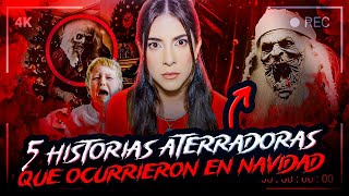 5 HISTORIAS ATERRADORAS QUE OCURRIERON EN NAVIDAD  CREEPY CHRISTMAS   HeyEstee [upl. by Adorl146]