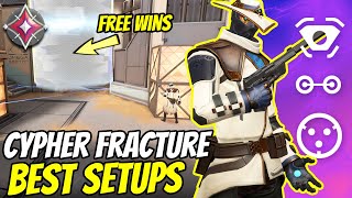 2023 Fracture Cypher Setups  Tips and Tricks Valorant [upl. by Eylloh657]