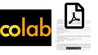 Convert ipynb notebook to pdf  Google Colab [upl. by Kelly]