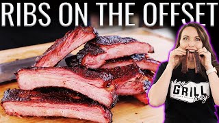 NoWrap Ribs Low and Slow on our Offset Smoker  How To [upl. by Erena]