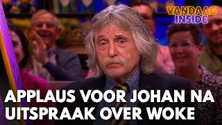 Vandaag Insidestudio klapt voor Johan na vurige uitspraken over wokeisme [upl. by Essila]