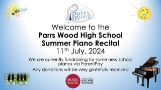 Parrs Wood High School  Summer 2024 Piano Recital [upl. by Dowzall766]