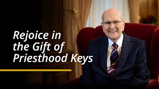 Rejoice in the Gift of Priesthood Keys  President Russell M Nelson  April 2024 General Conference [upl. by Nednal]