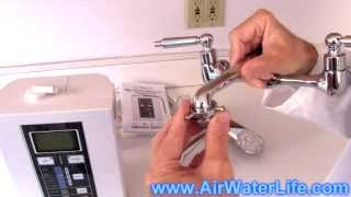 Aqua Ionizer Deluxe 70 by Air Water Life Install and Review  Water Ionizer [upl. by Valerie]