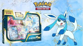 Unboxing Pokemon Glaceon VSTAR Special Collection Box [upl. by Odelet]