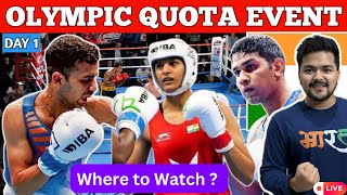 🔴Live  Boxing 1st World Qualification Tournament  Where to Watch Boxing Qualification [upl. by Amin]