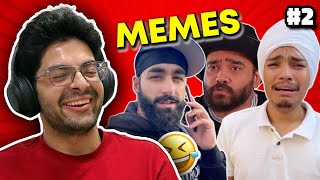 Hasnaat Reacts to FUNNY MEMES 2 [upl. by Ocsic]