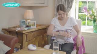 Lansinoh 2 in 1 Electric Breast Pump  How to Use [upl. by Mcconaghy]