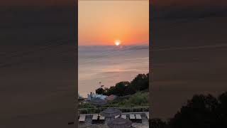 I Watched The Sunrise On My Balcony Crete Greece sunrise greece beautifulsight romantic [upl. by Nnaeirual]