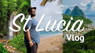 St Lucia Travel Vlog 2024 a week before Hurricane Beryl [upl. by Schuler664]