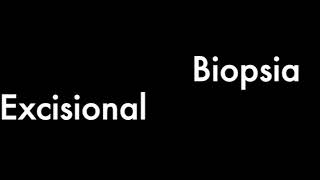 BIOPSIA EXCISIONAL Equipo VA [upl. by Glenda680]