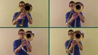 Clean Bandit  Rather Be Trombone Arrangement [upl. by Sulohcin]