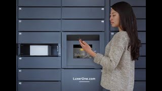 Luxer One Package Lockers  How it works [upl. by Eilyk]