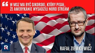 Ziemkiewicz W MSZ ma być Sikorski który pisał że amerykanie wysadzili Nord Stream  TV Republika [upl. by Droflim]