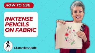 5 Creative Techniques For Using Inktense Pencils On Fabric [upl. by Leiva738]