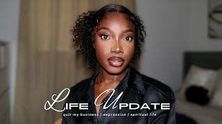 life update quit my 6 figure business  depression  self love journey and spirituality [upl. by Etteuqram]