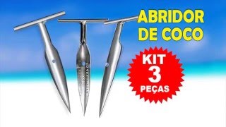 ABRIDOR DE COCO INOX [upl. by Anetta699]