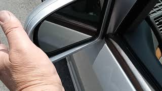 How to Replace a Mercedes Benz Side Door Mirror E320 C230 C240 W203 and More [upl. by Ansilma363]