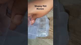 Shopsy jewellery box review ₹60 [upl. by Odanref]