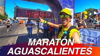 MARATON AGUASCALIENTES 2022 MI EXPERIENCIA SIENDO PACER [upl. by Yllil]