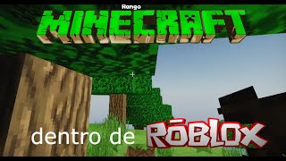 MINECRAFT dentro de ROBLOX [upl. by Mutz885]