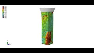 Micropillar compression test with geometrical imperfection total GND population [upl. by Sadnac308]