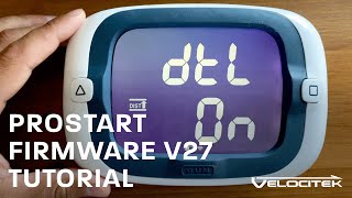 ProStart firmware v27 configuration menu [upl. by Einaoj715]