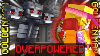 How I Became OVERPOWERED  Hypixel Skyblock Goldenman 16 [upl. by Alvira]