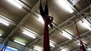 Flying Fantastic aerial silks new combo [upl. by Eenad]