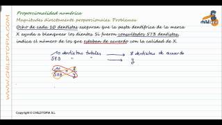 Proporcionalidad numérica Magnitudes 1º de ESO [upl. by Sidoma]