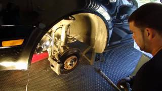 VW DIY How to install  replace  fix a CV joint  Drive shaft on MKIV Golf wwwFixMyVWcom [upl. by Hnao]