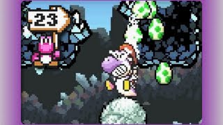 Lets Play Yoshis Island SMA3 23  Feisty Rocks and Gusty Boulders [upl. by Janaye]