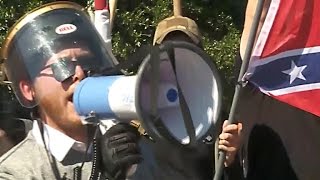 Protesters battle over removal of Confederate monuments in NOLA [upl. by Herrod521]