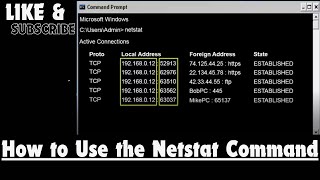 How to Use the Netstat Command [upl. by Rudy779]