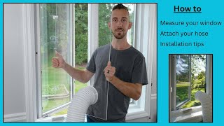 Venting a Portable Air Conditioner through a Casement Crank out Window [upl. by Devora]