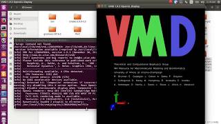 VMD Visual Molecular Dynamics installation on UBUNTU 1604 [upl. by Marston]