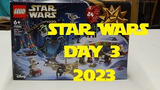 LEGO STARWARS 2023 ADVENT CALENDAR DAY 3 [upl. by Trellas862]