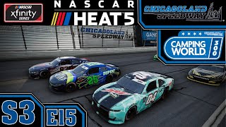 NASCAR Heat 5 Modded by me  Xfinity Series Season 3 E15 [upl. by Siffre]