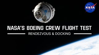 NASA’s Boeing Crew Flight Test Rendezvous and Docking [upl. by Eemla127]