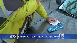 DMV Sting Catches Handicap Parking Placard Violators [upl. by Zoellick]