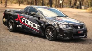 XFORCE Holden VE COMMODORE SS UTE PERFORMANCE EXHAUSTS [upl. by Adeehsar]