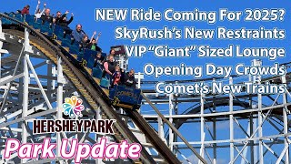 Opening Day at Hersheypark  Park Update  March 2024 [upl. by Ariaic]