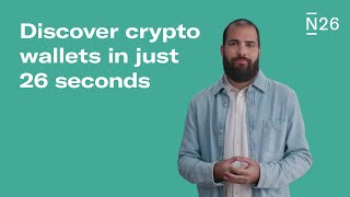 Crypto Wallets Explained in 26 Seconds  N26 [upl. by Nrev]