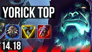 YORICK vs FIORA TOP  900 games 724  EUW Master  1418 [upl. by Formica]