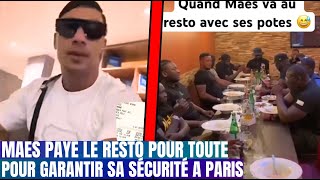 Maes paye le restaurant pour toute sa sécurité à Paris pour rester en paix [upl. by Harold612]