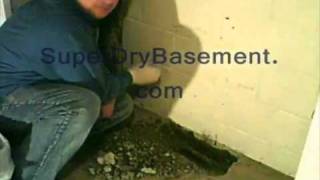 Basement waterproofingStepbystep instruction [upl. by Anilejna]