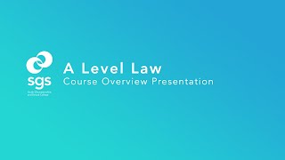 A Level Law Course Overview Presentation [upl. by Tedmann783]