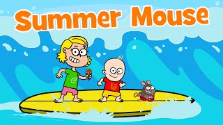 ♪♪ Summer Song For Children  Summer Mouse  Holiday amp Vacation  Hooray Kids Songs amp Nursery Rhymes [upl. by Andrade977]