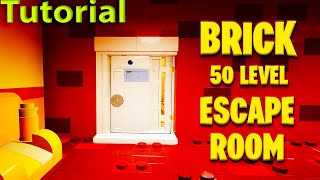 Fortnite  Brick 50 Level Escape Room All Levels By PPAOK93 [upl. by Pantheas]